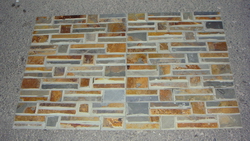 Tumbled rust color slate