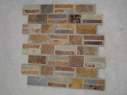 Tumbled stacked wall cladding stone