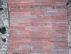 red quartzite stone veneer