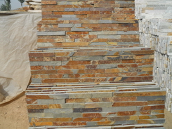 Chinese rusty  wall stone factory