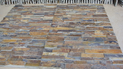 rusty ledge wall cladding stone
