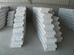 pure white quartzite 18*35cm ledge stone factory 
